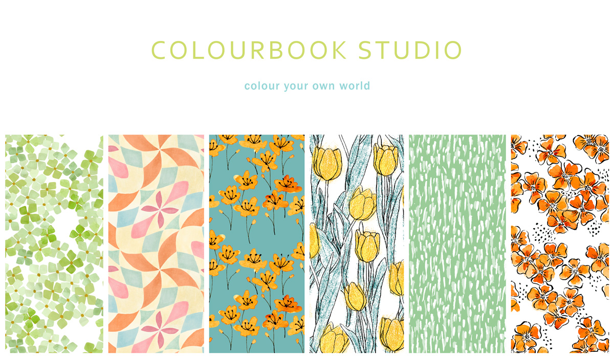 Colourbook Studio Surface Pattern design